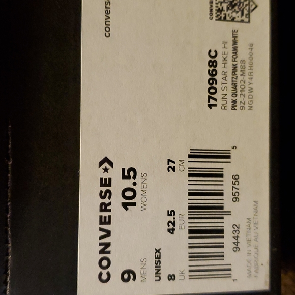 Converse Run Star Hike Hi Statement Flow Platform Unisex 170968C - Picture 9 of 9